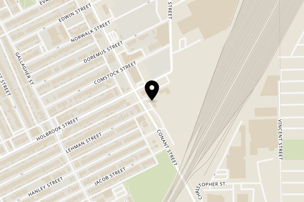 Map showing the location of Sabor Ice Cream on 9240 Conant in Hamtramck